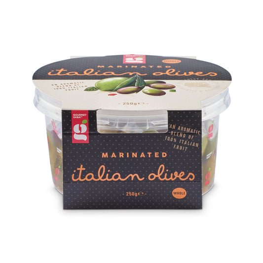 Marinated Mixed Italian Olives 375g