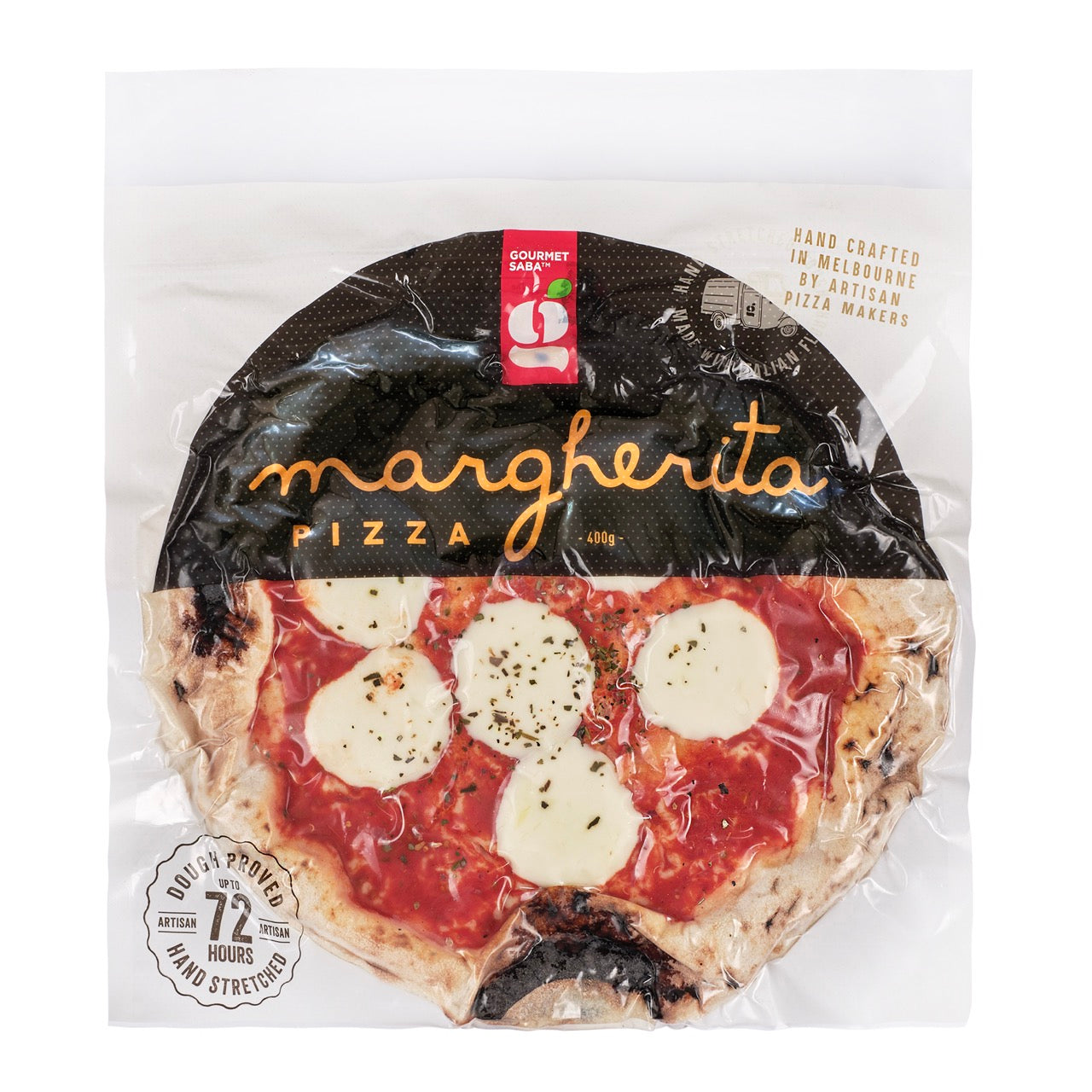 Premium Margherita Pizza – Gourmet Saba