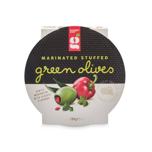 Green Stuffed Marinated Olives 180g