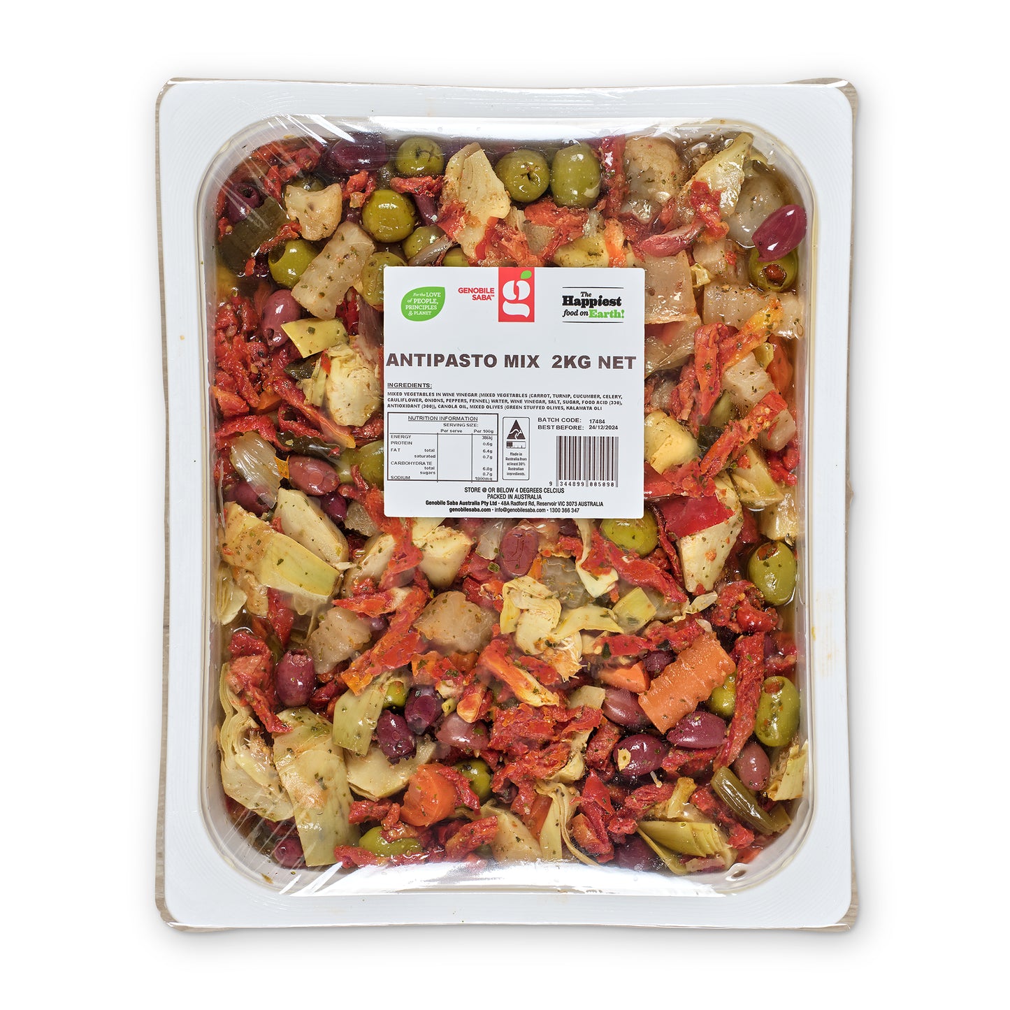 2kg Tray - Antipasto Mix